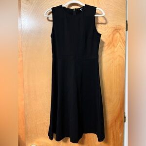 UNIQLO Black Sleeveless Shift Dress Size S, 65% Rayon / 30% Nylon / 5% Spandex